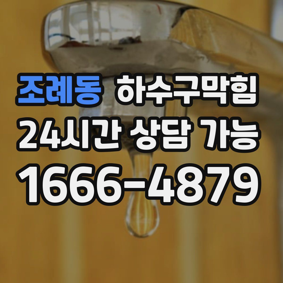 조례동 하수구막힘