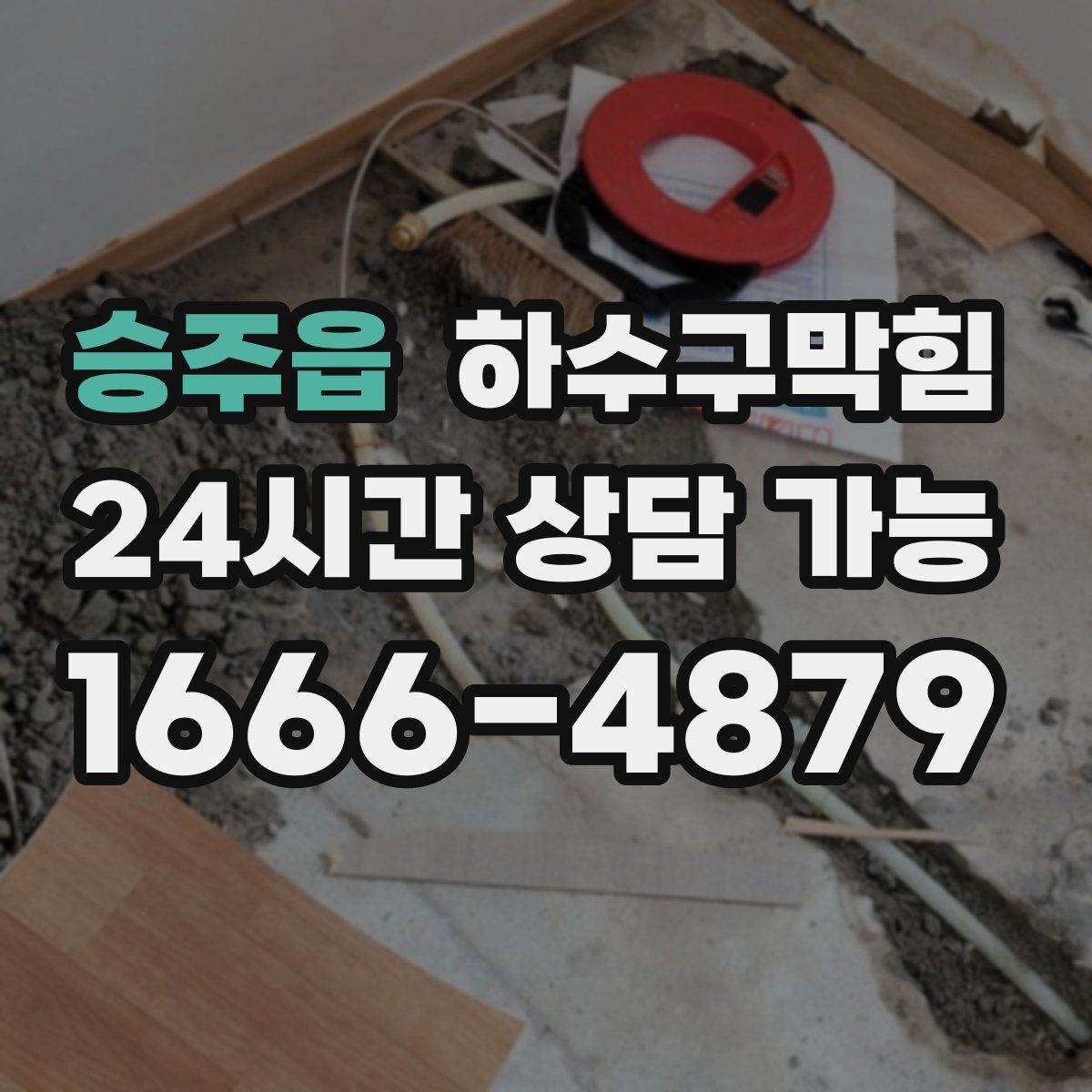 승주읍 하수구막힘