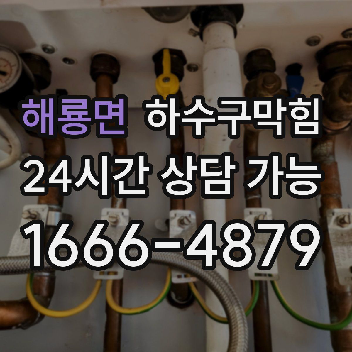 해룡면 하수구막힘