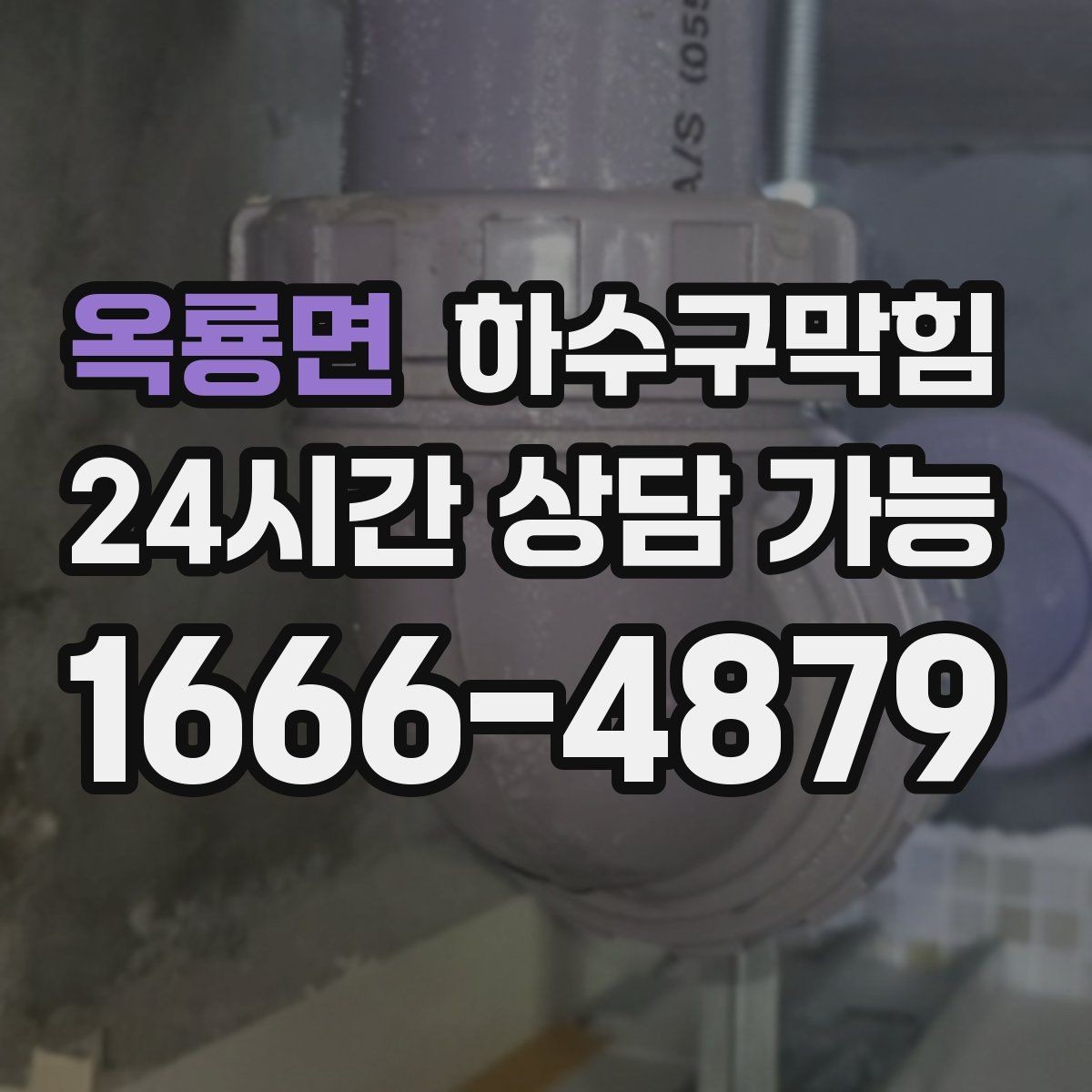 옥룡면 하수구막힘 대형 쓰레기 배출일과 냄새의 상관