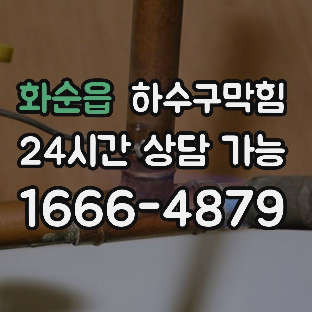 화순읍 하수구막힘