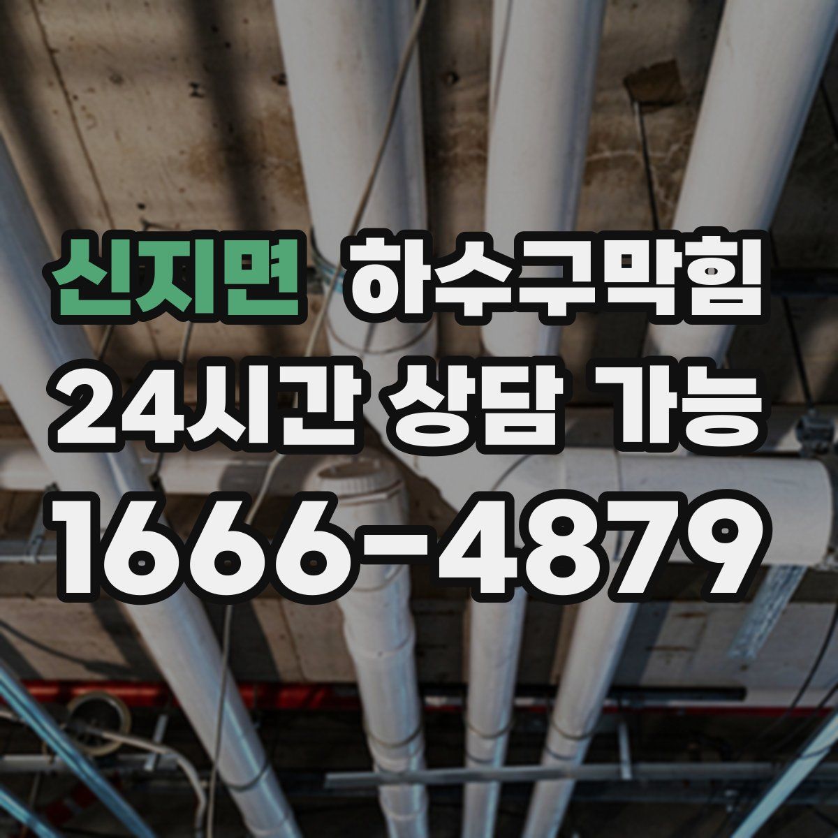 신지면 하수구막힘