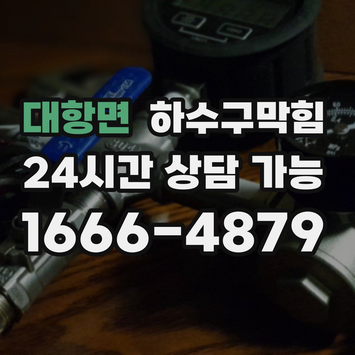 대항면 하수구막힘