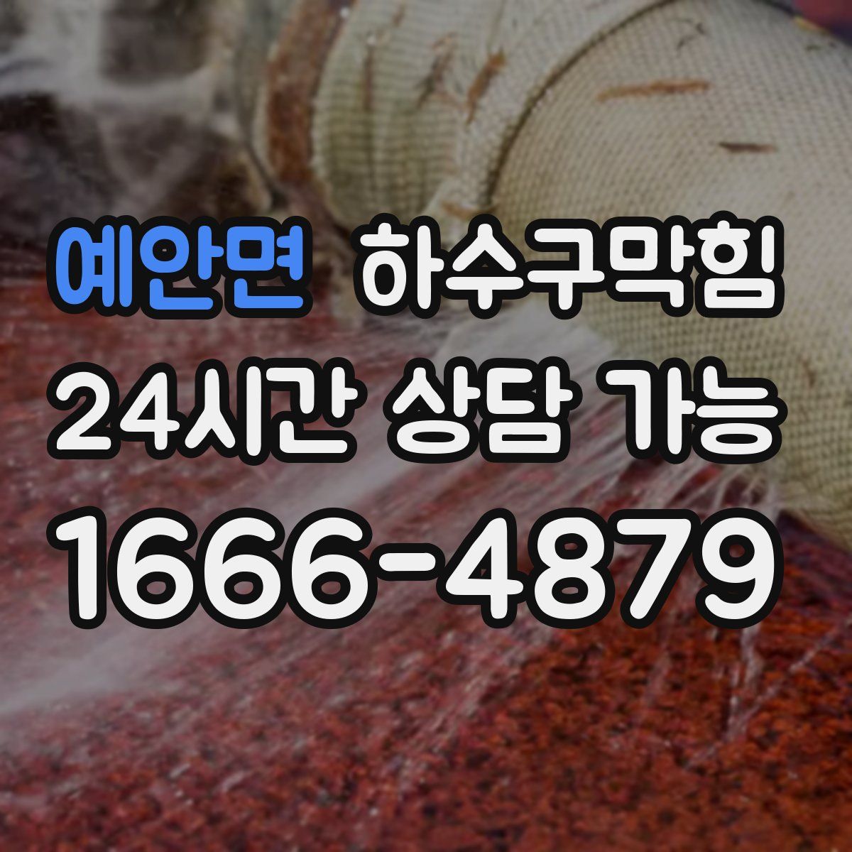 예안면 하수구막힘