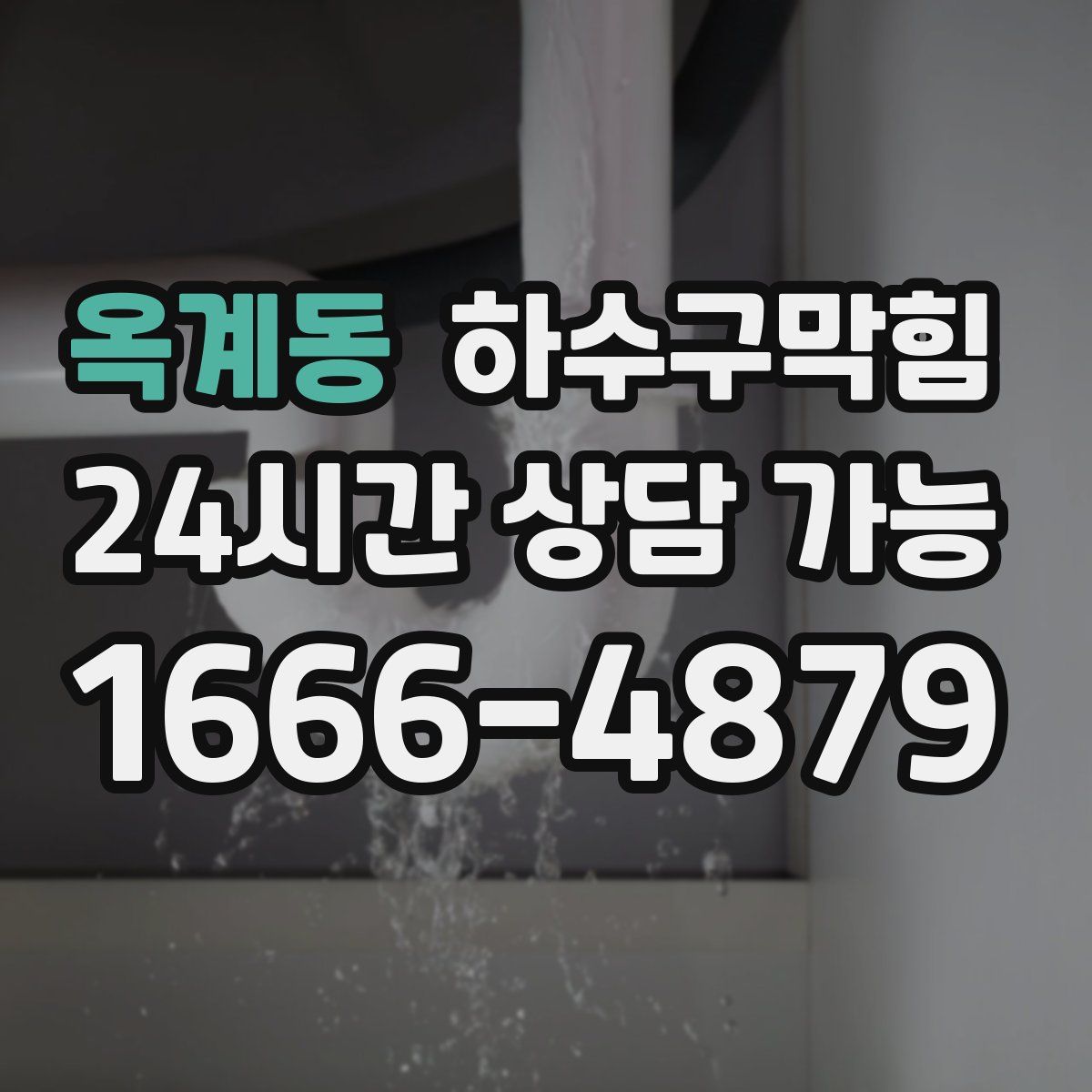 옥계동 하수구막힘