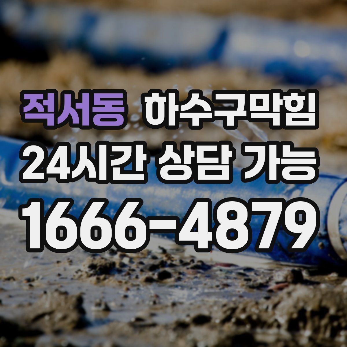 적서동 하수구막힘 상가 화장실역류로 대기 줄이 길어진 오후