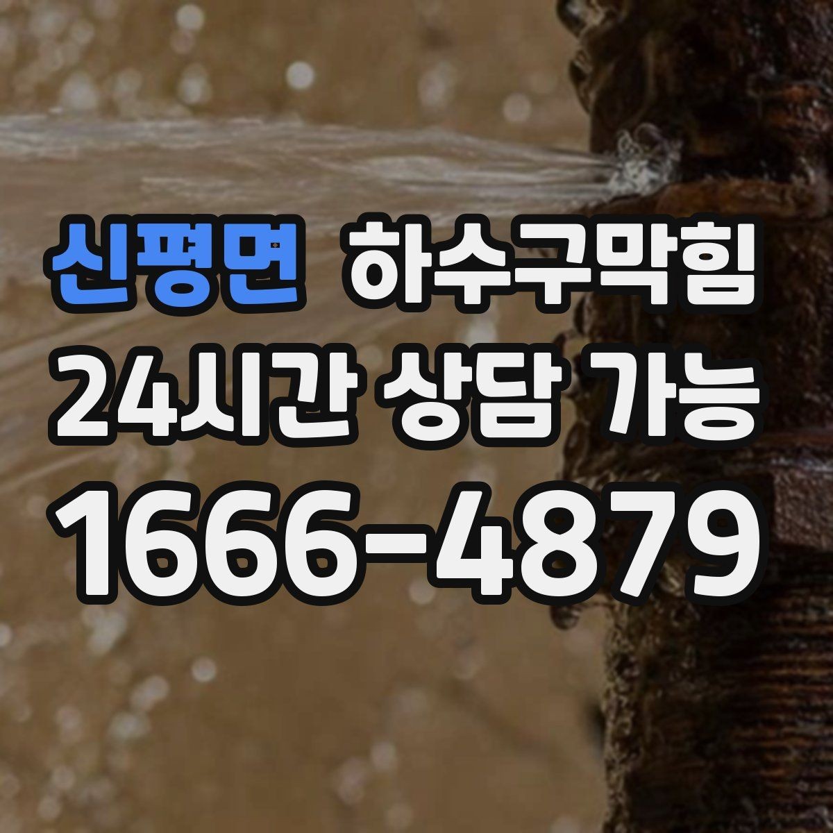 신평면 하수구막힘 카페 디저트 존 냄새 이슈 다루기