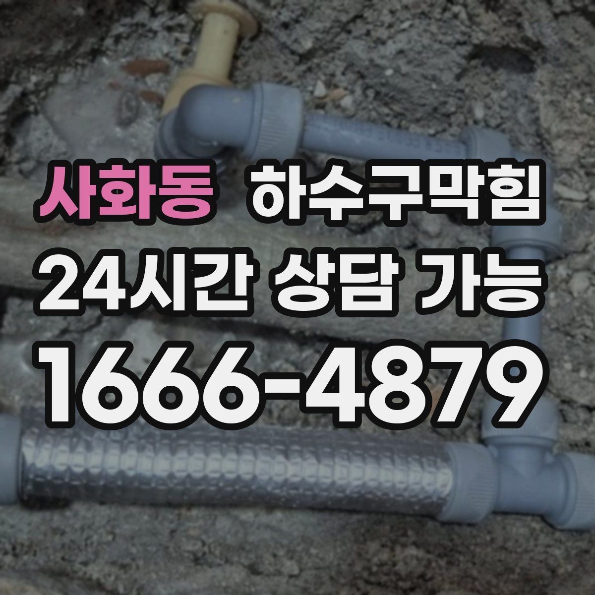 사화동 하수구막힘 카페 화장실역류가 안내문을 불렀던 사연