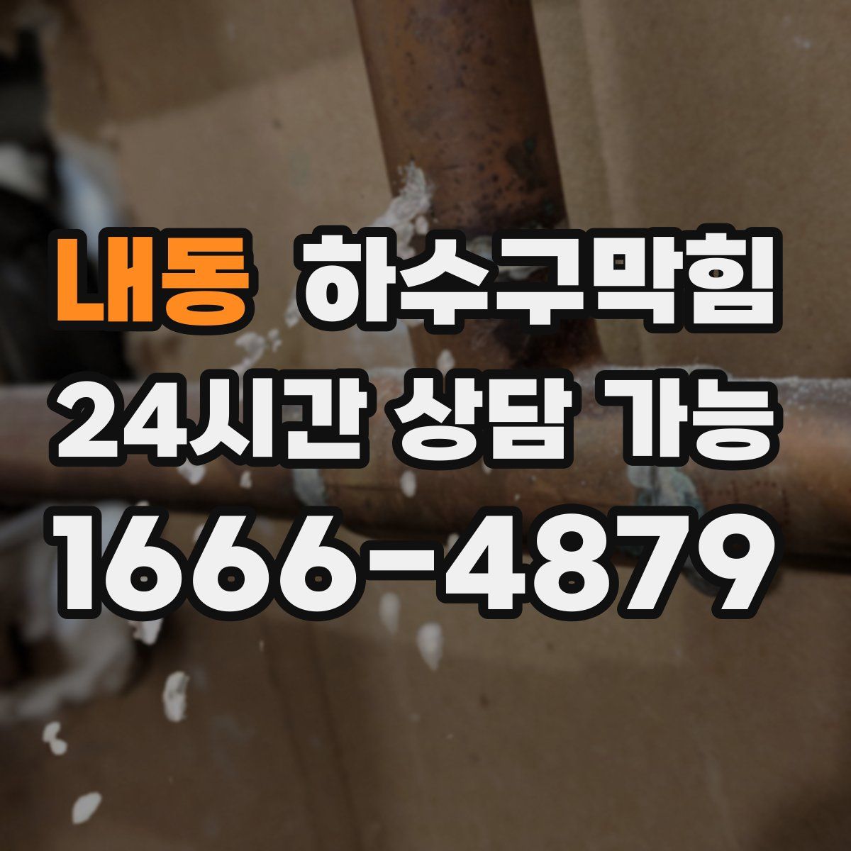 내동 하수구막힘