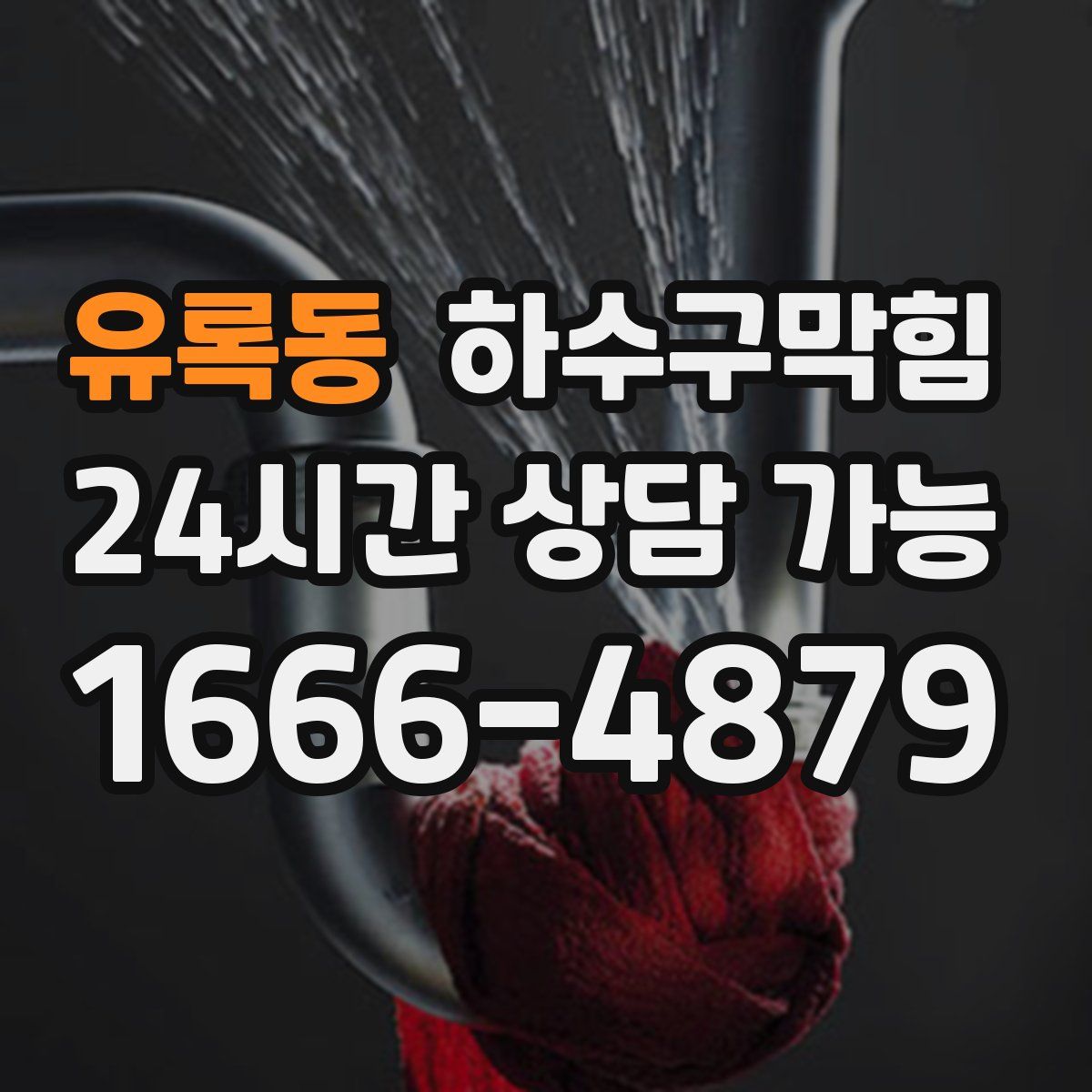 유록동 하수구막힘