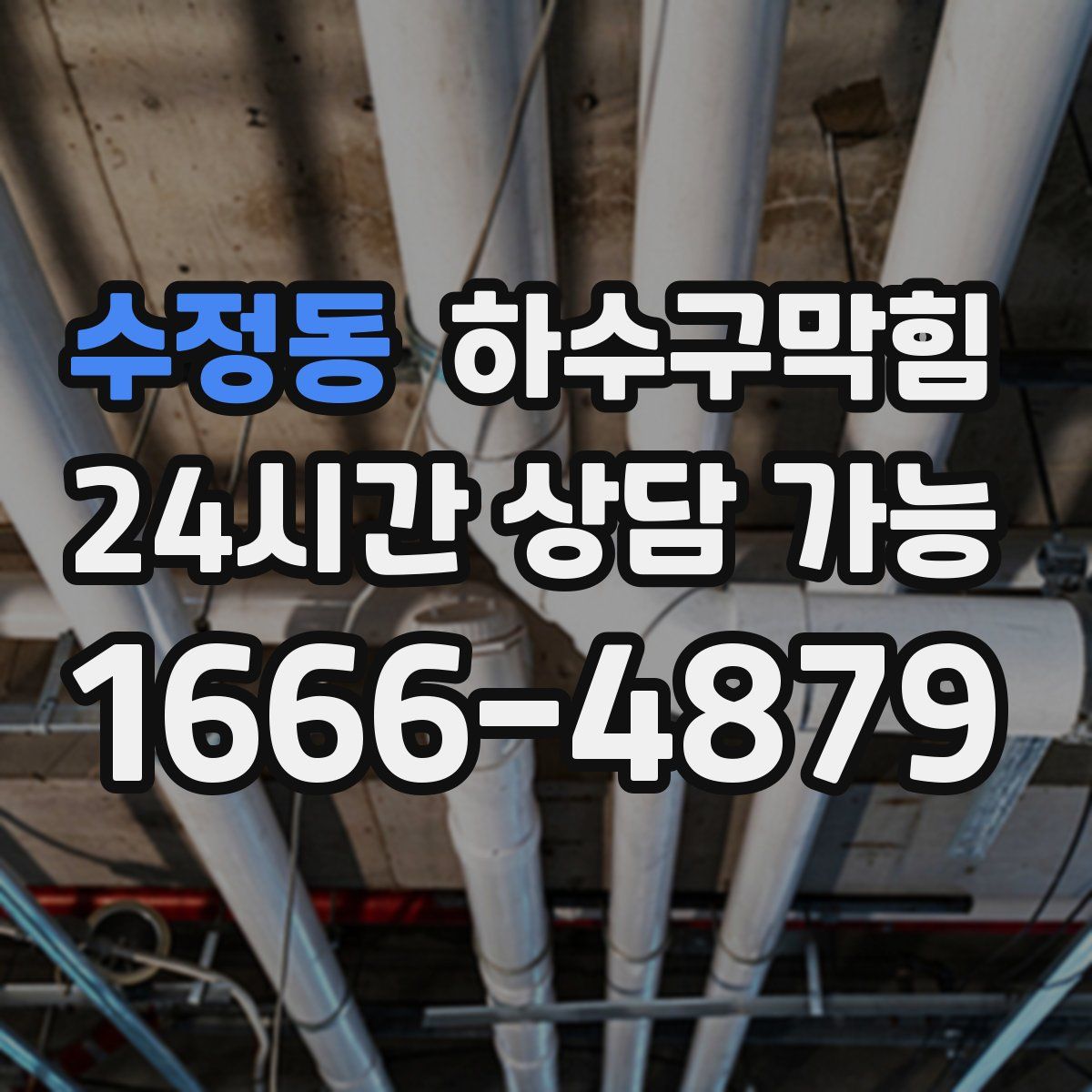 수정동 하수구막힘