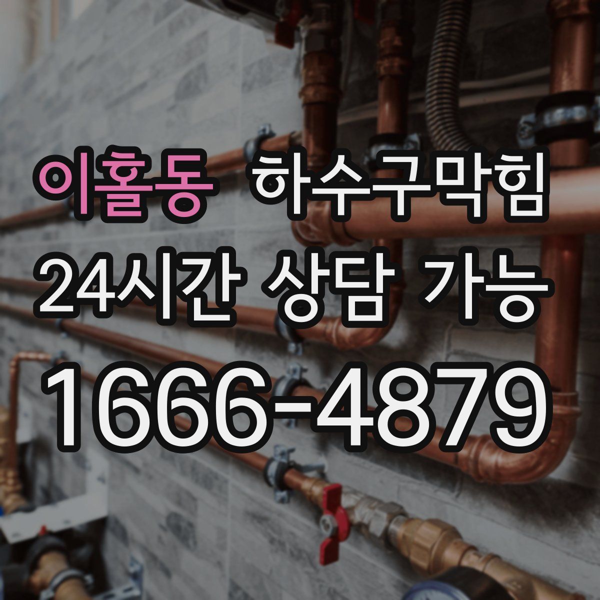 이홀동 하수구막힘