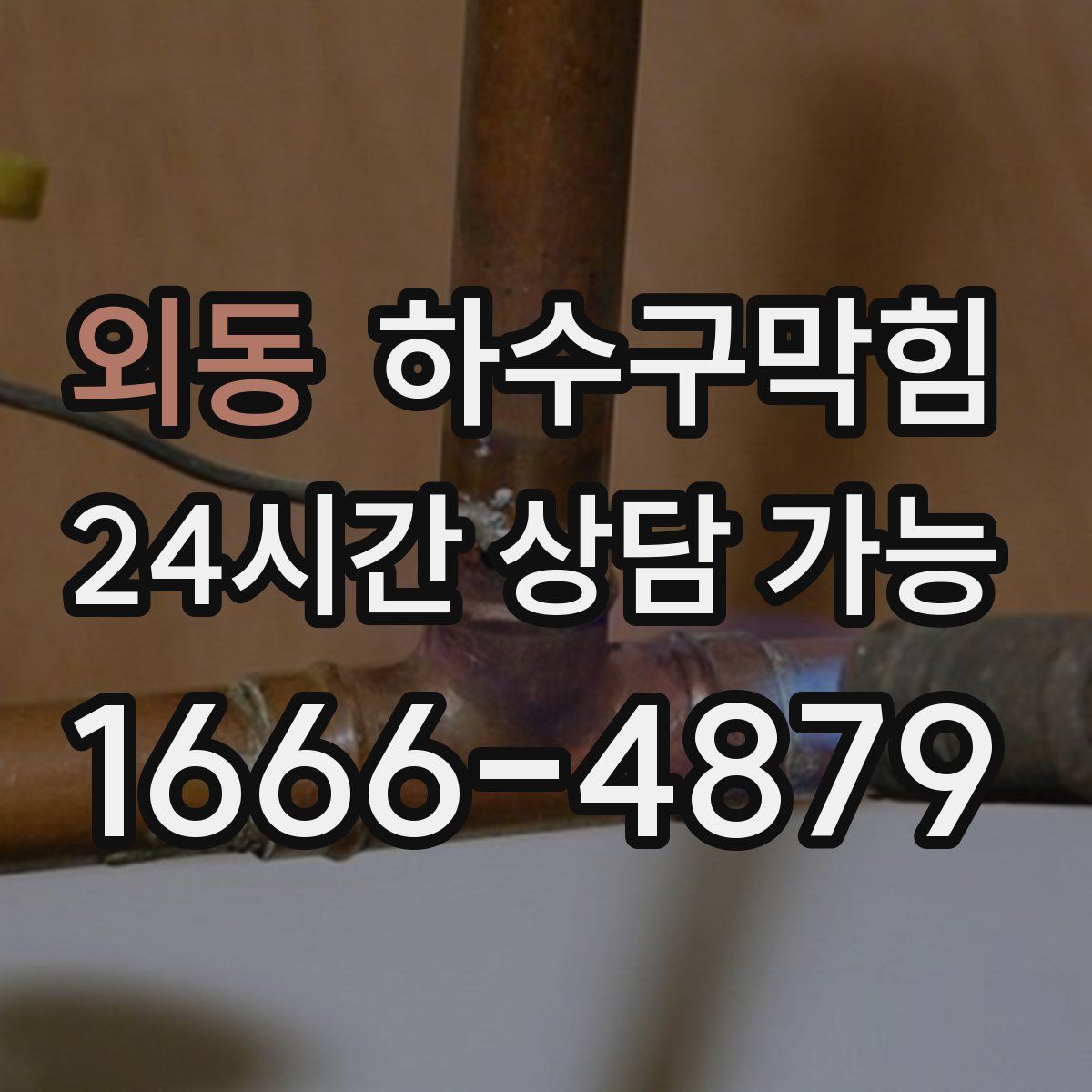 외동 하수구막힘