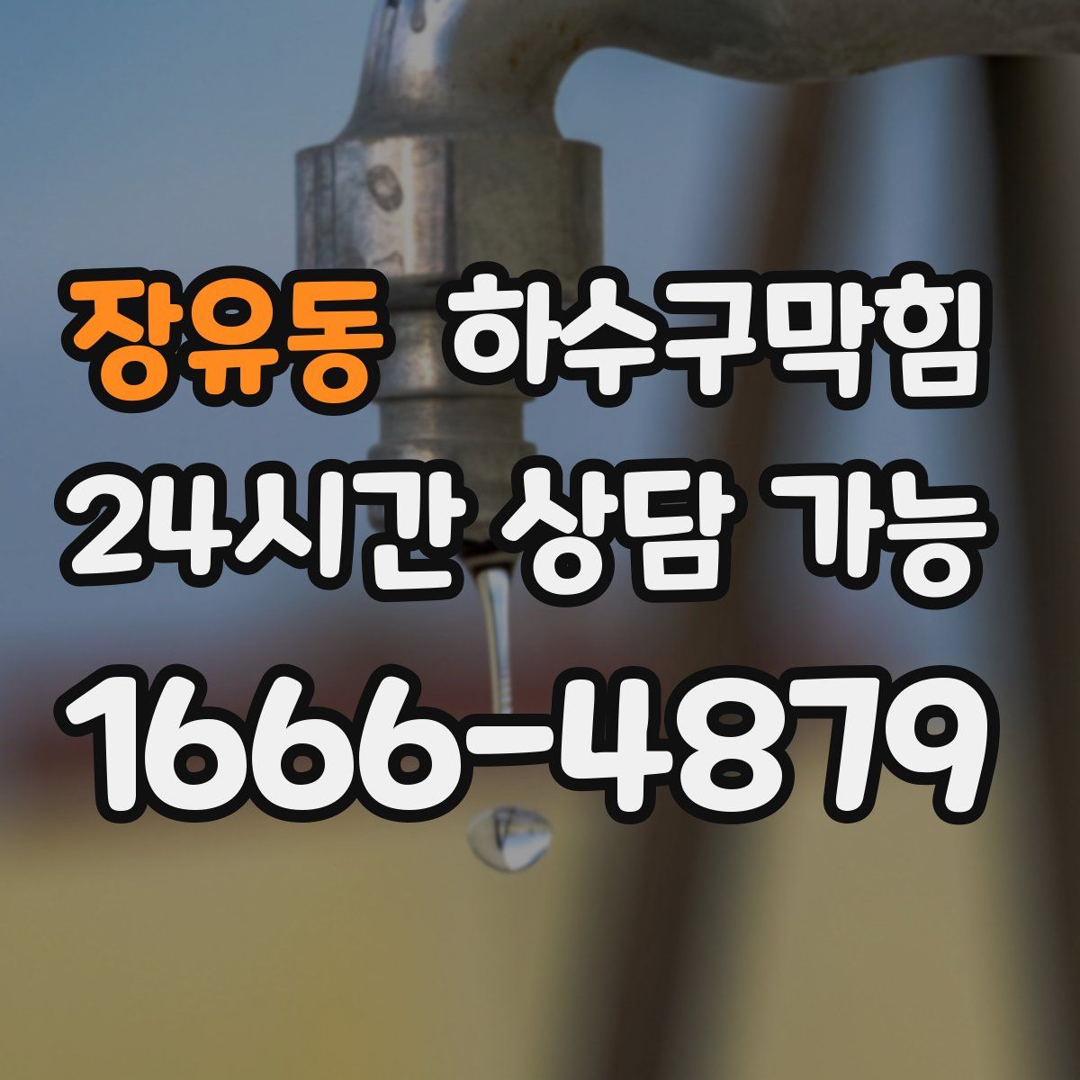 장유동 하수구막힘