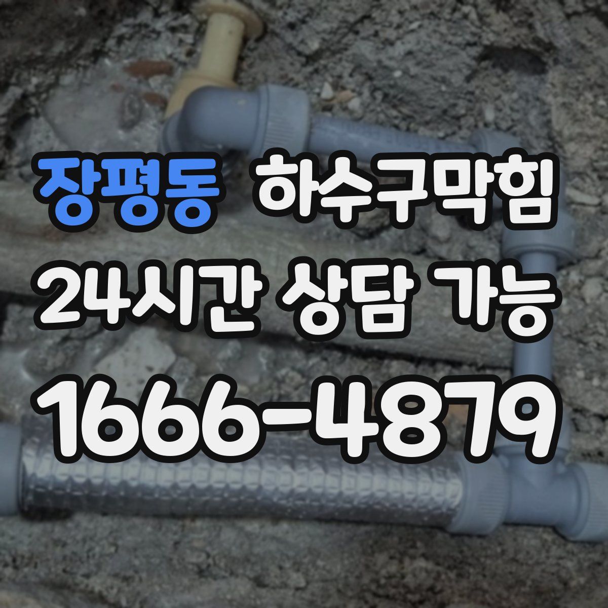 장평동 하수구막힘