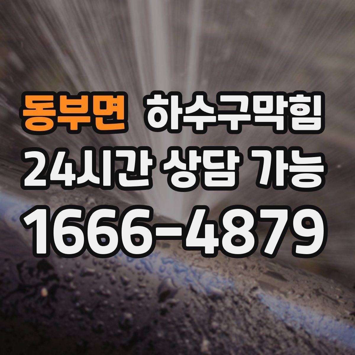 동부면 하수구막힘 체육관 러닝머신 아래 미세한 물기
