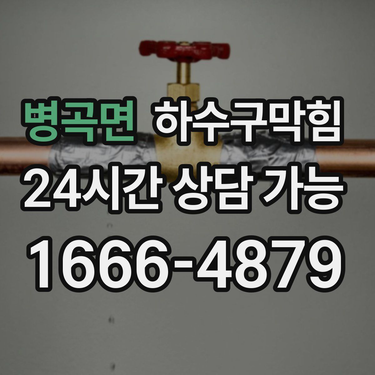 병곡면 하수구막힘