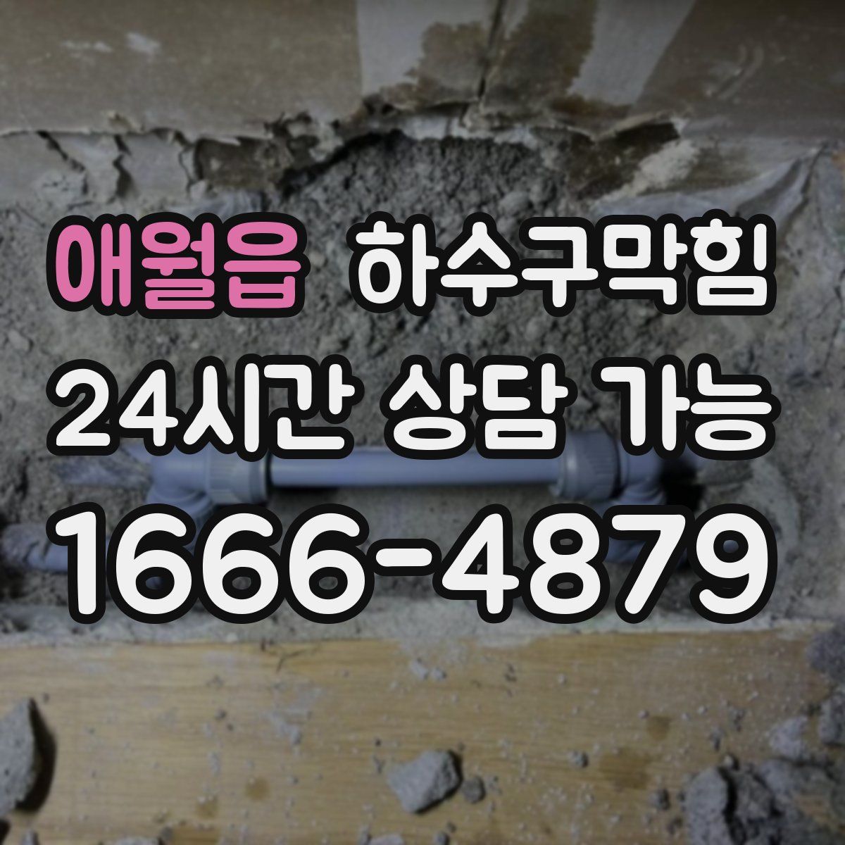 애월읍 하수구막힘