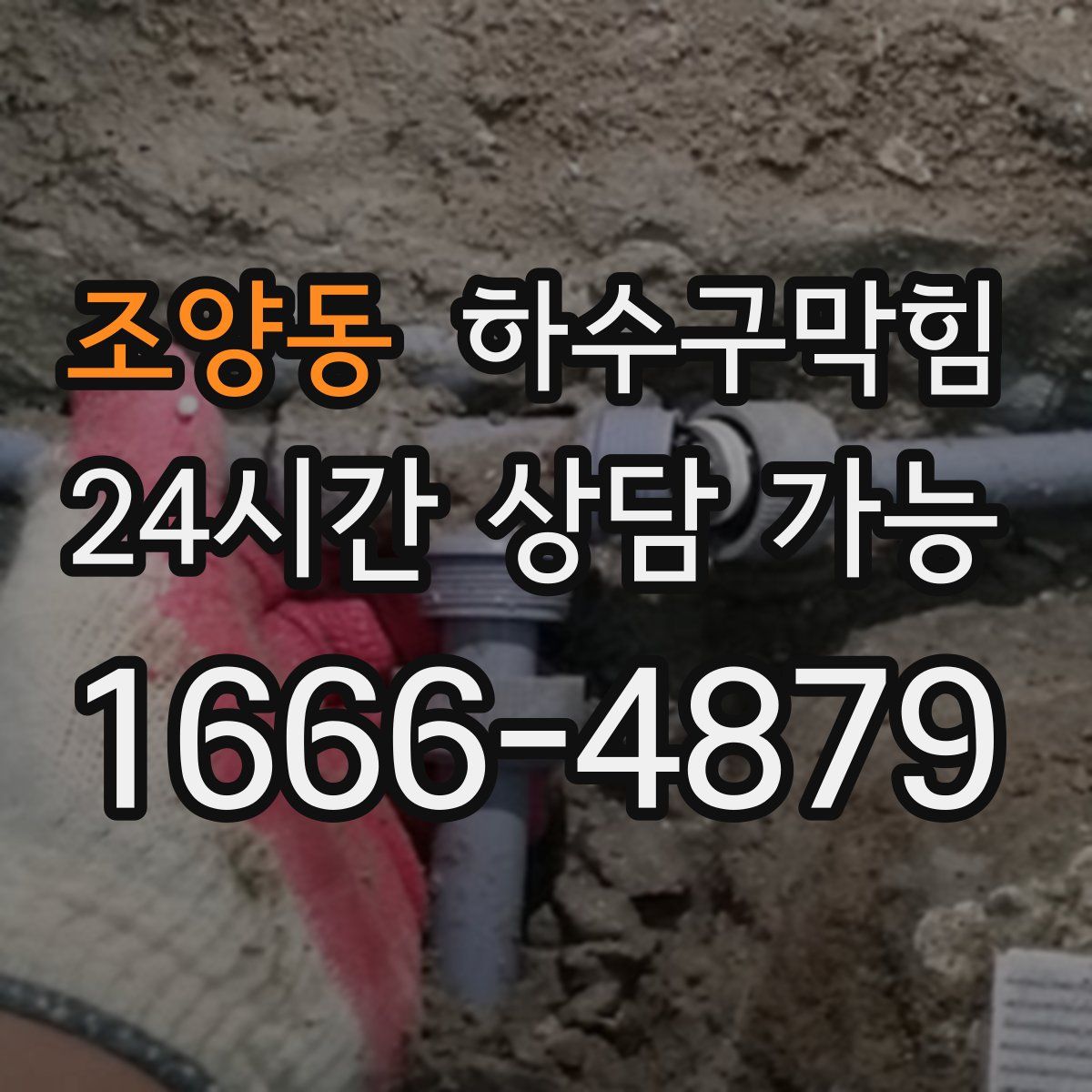 조양동 하수구막힘