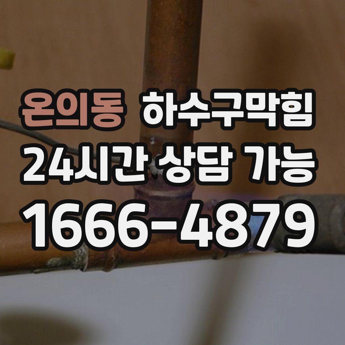 온의동 하수구막힘 변기 물의 높이 흔들림 통기관 점검
