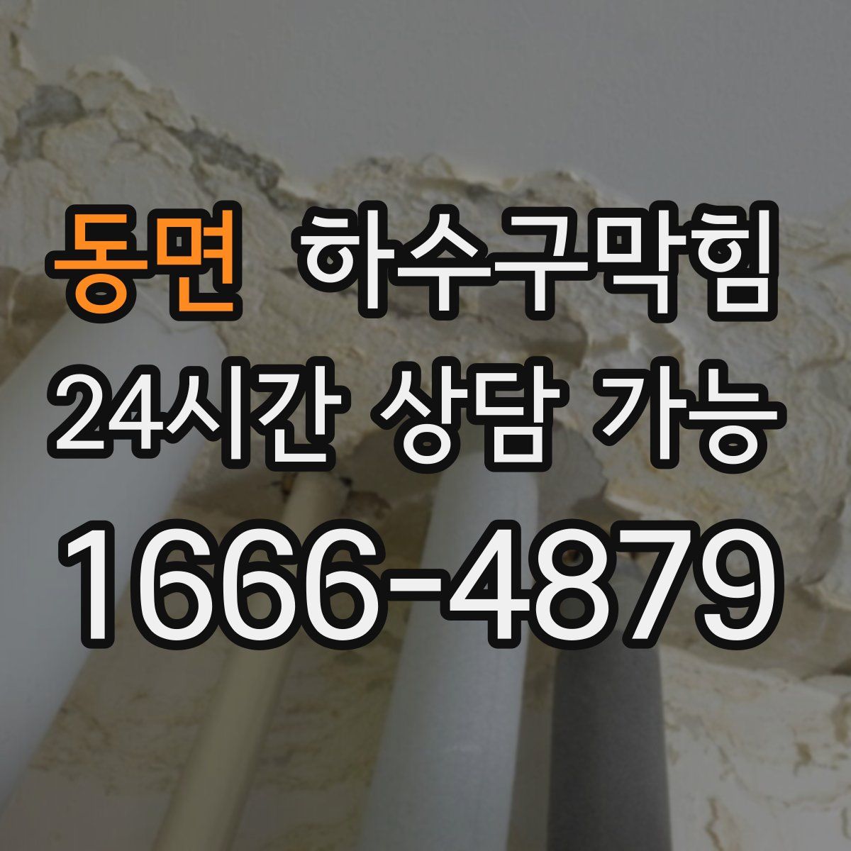 동면 하수구막힘