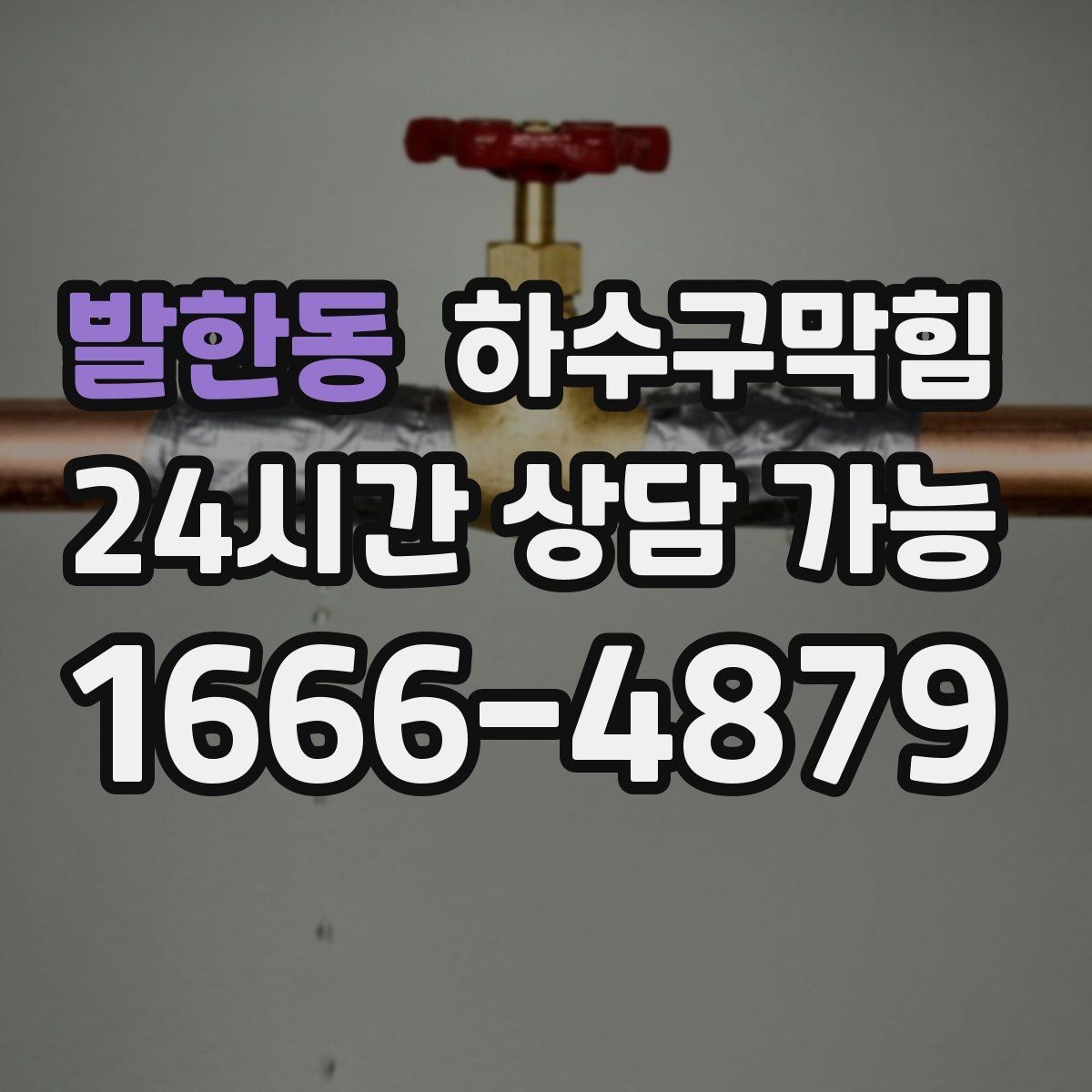 발한동 하수구막힘 원룸 화장실막힘이 컵 받침을 적신 이야기