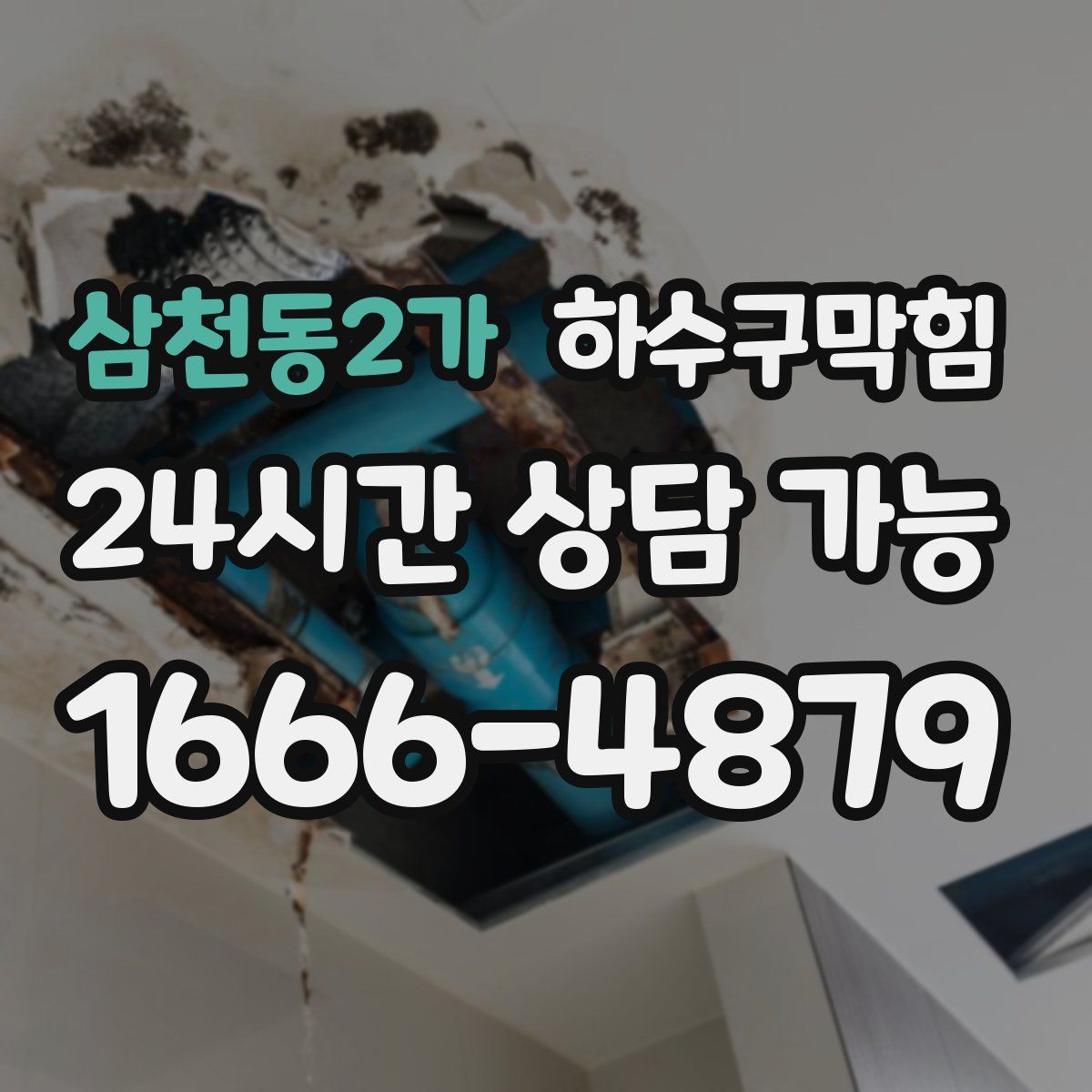 삼천동2가 하수구막힘