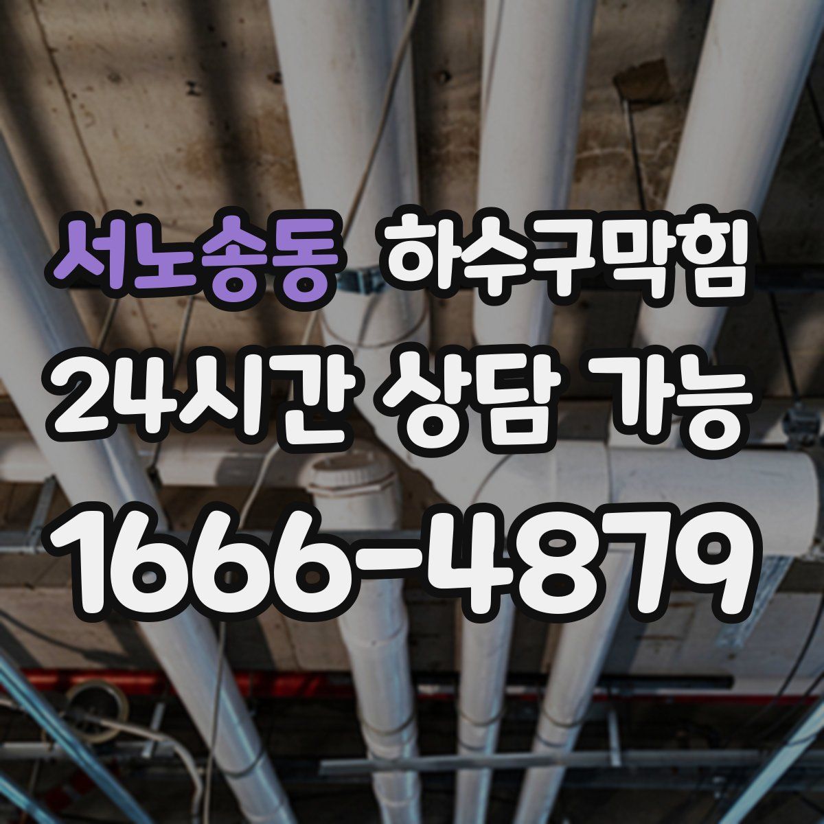 서노송동 하수구막힘