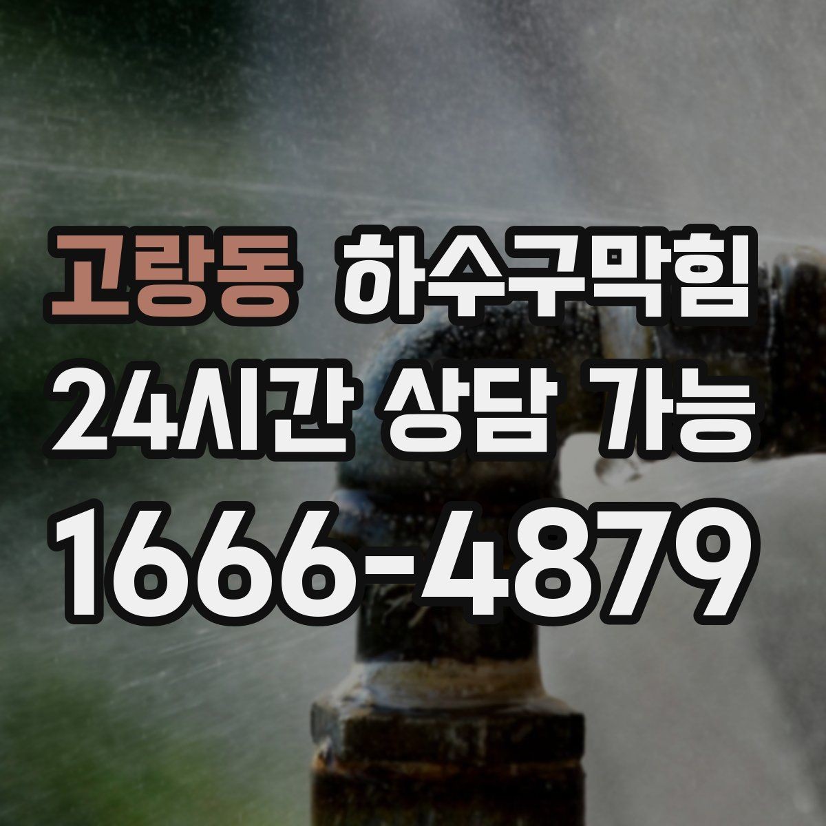 고랑동 하수구막힘 매장 마감 직후 세척이 중요한 이유