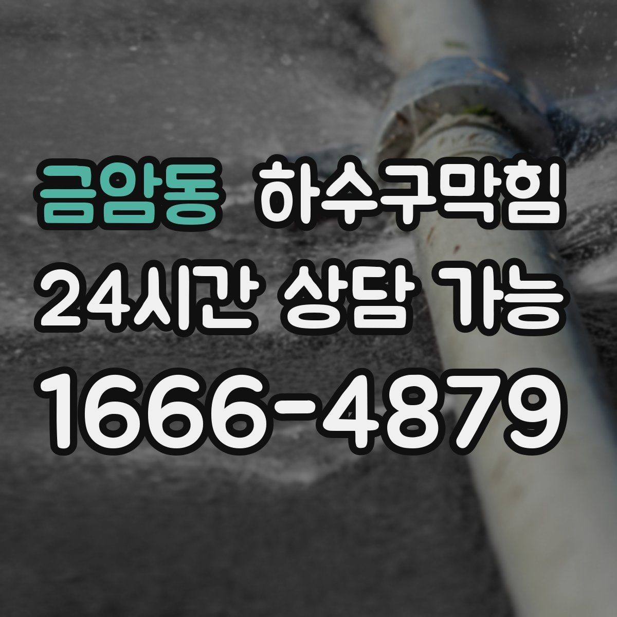금암동 하수구막힘 빗물 유입 경로 재정비가 필요한 때