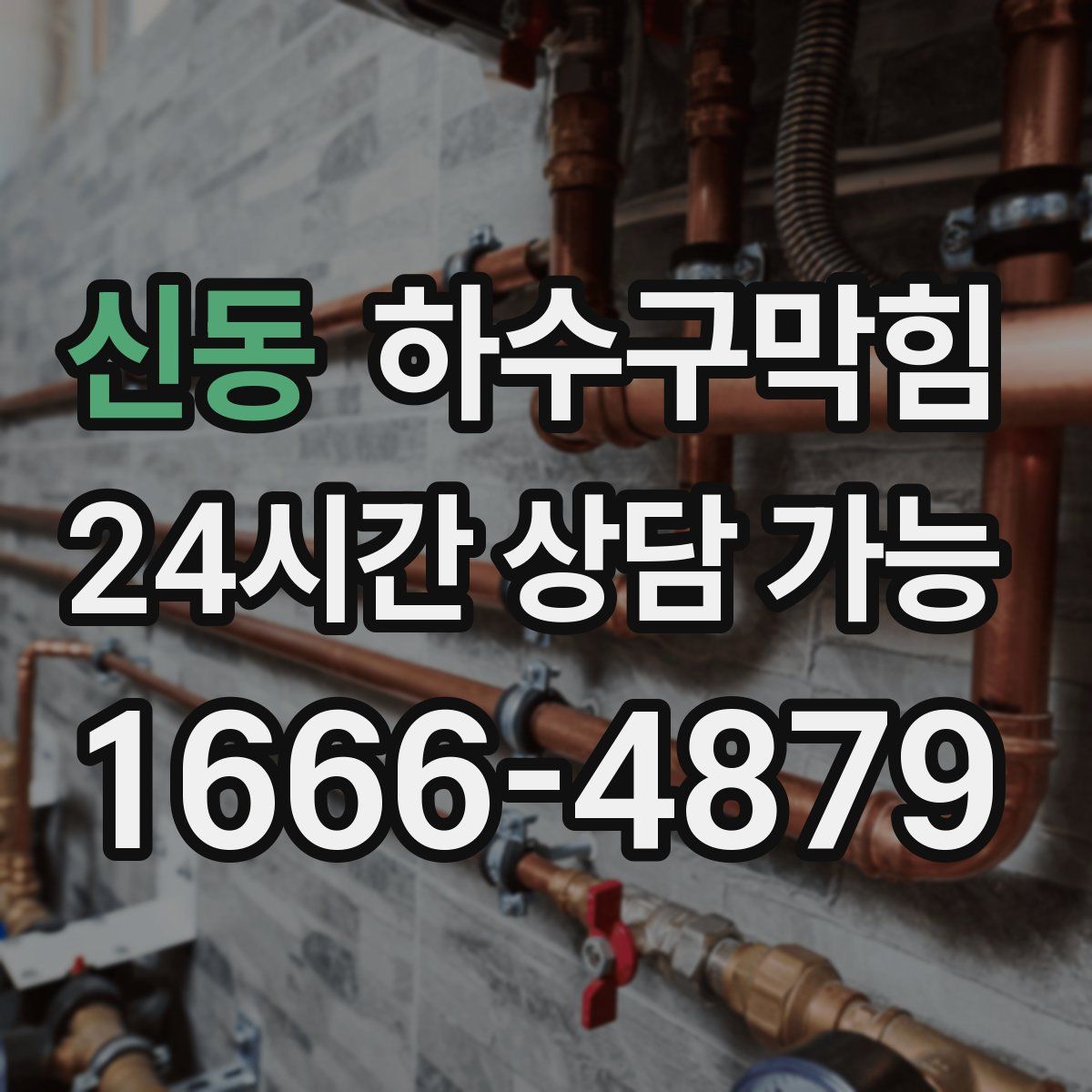 신동 하수구막힘