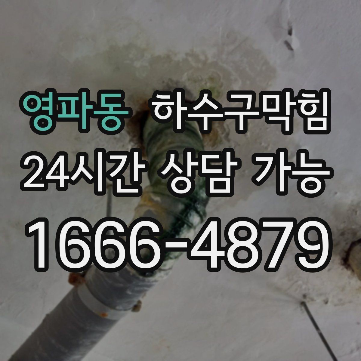 영파동 하수구막힘 새벽 신문이 젖어 있던 출입구