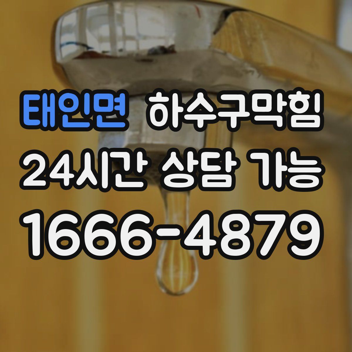 태인면 하수구막힘