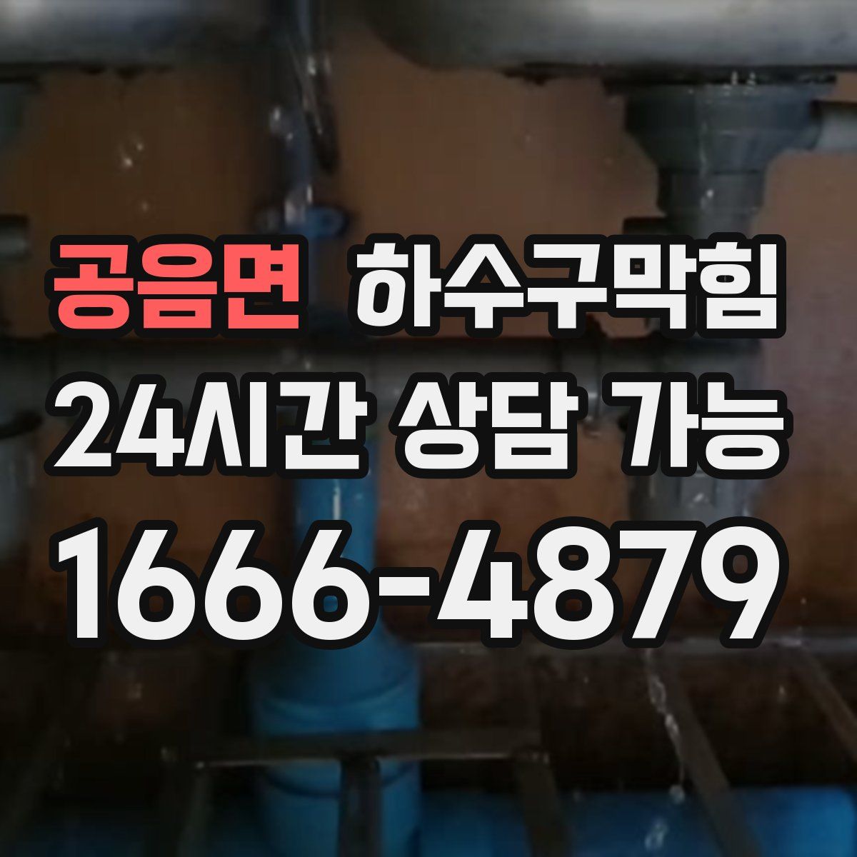 공음면 하수구막힘