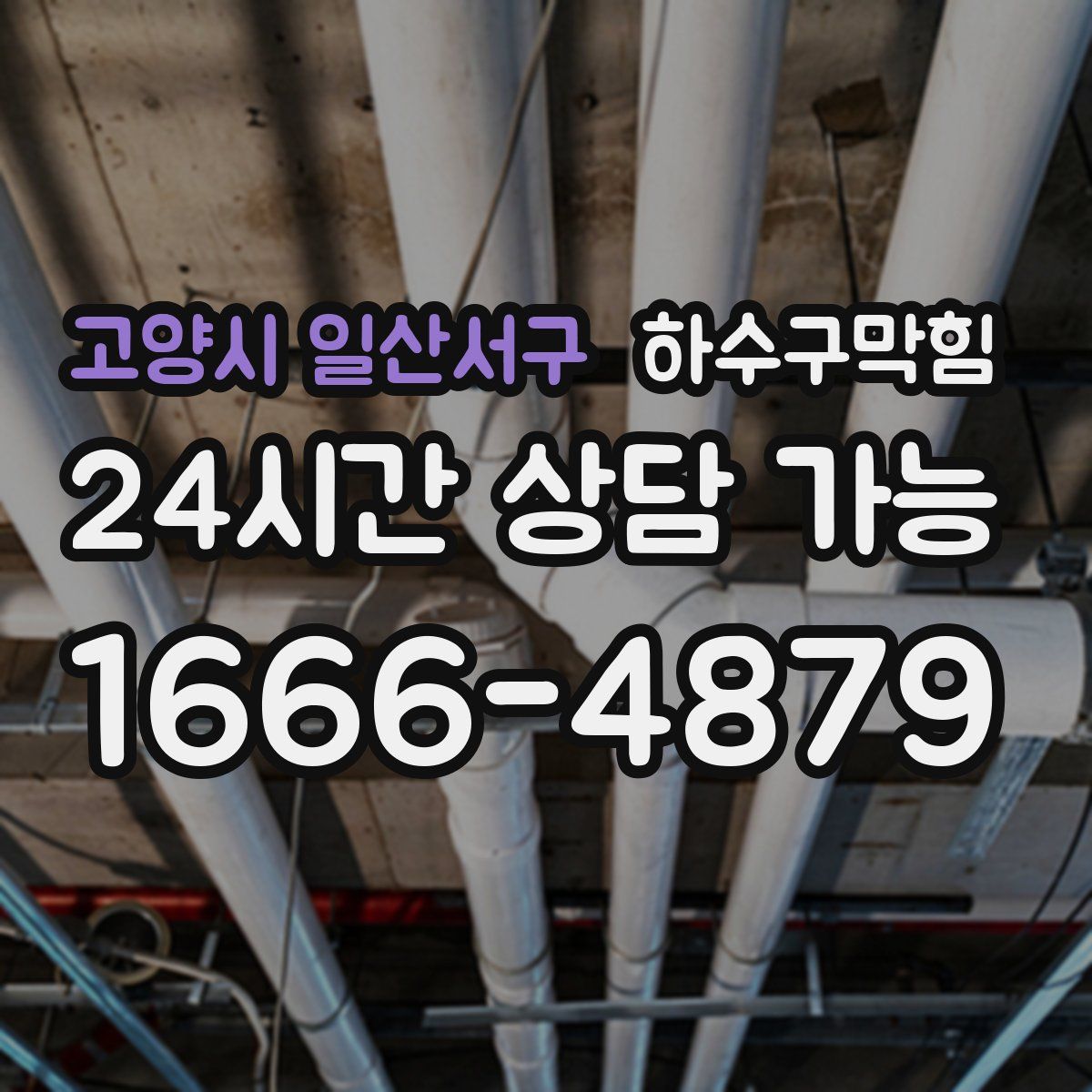 고양시 일산서구 하수구막힘