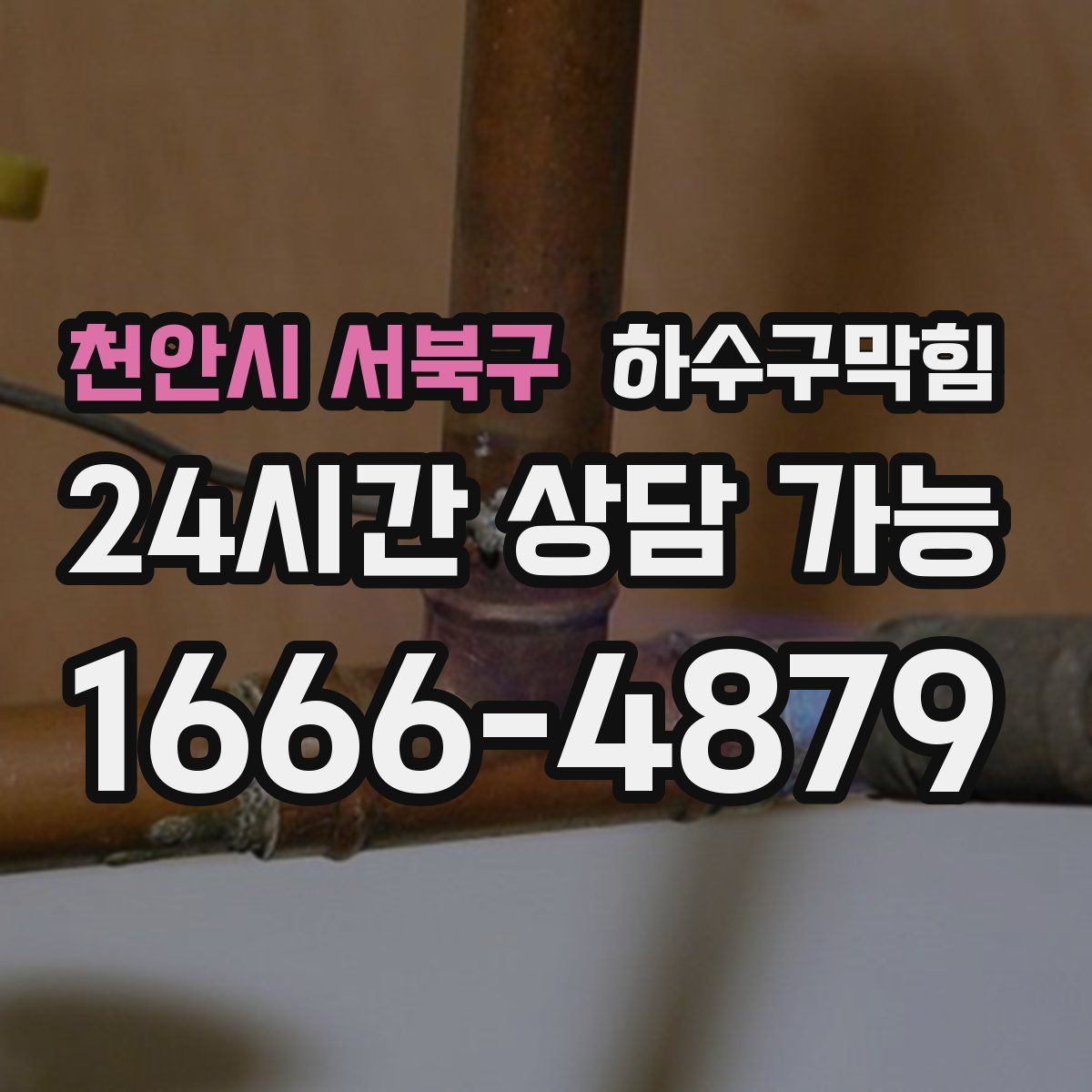 천안시 서북구 하수구막힘