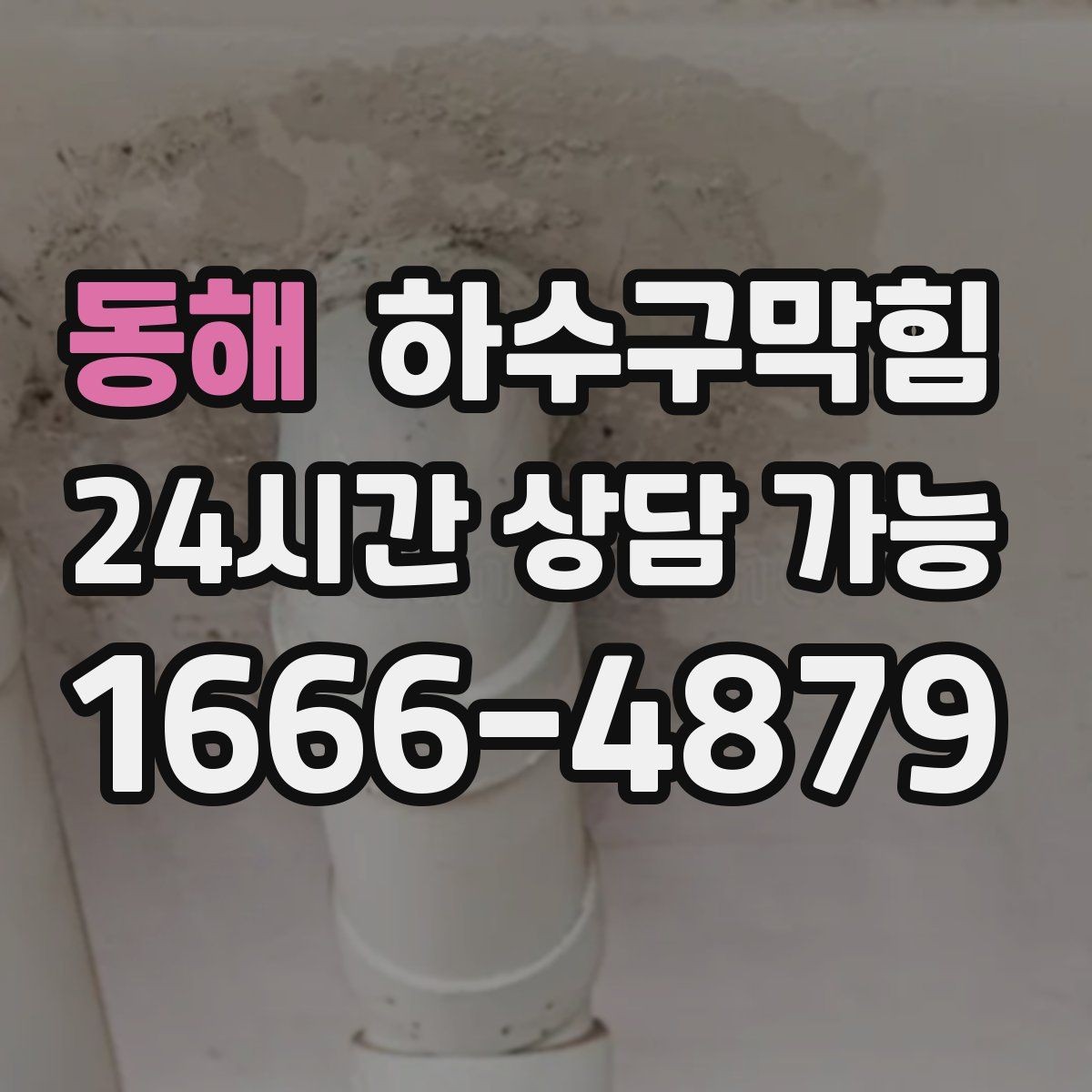 동해 하수구막힘 반 지하에서 위층으로 번지는 불편