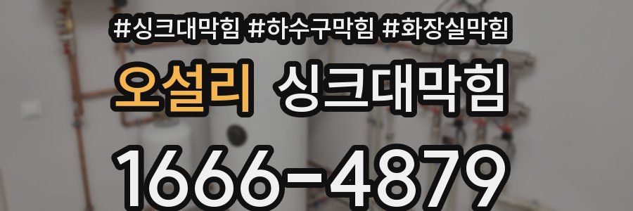 싱크대막힘