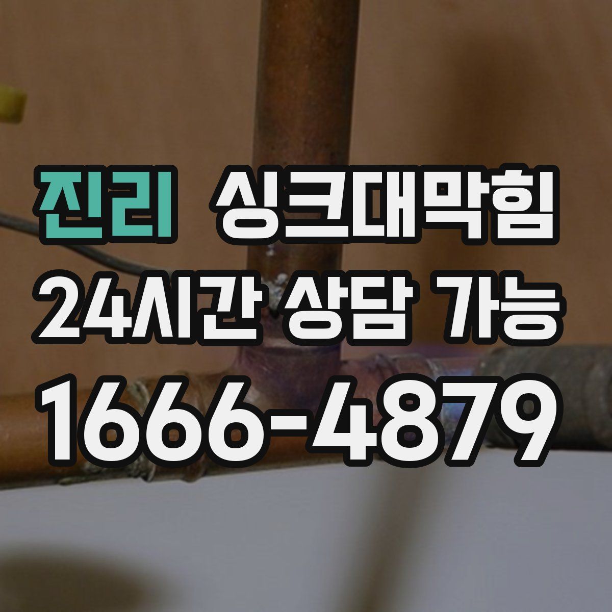 진리 싱크대막힘