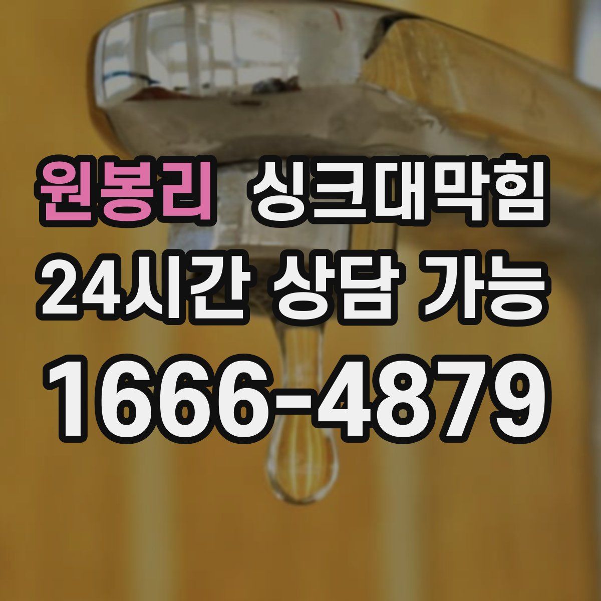 원봉리 싱크대막힘