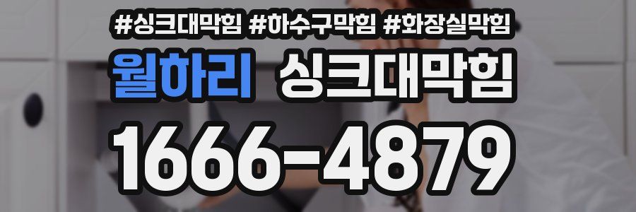 싱크대막힘