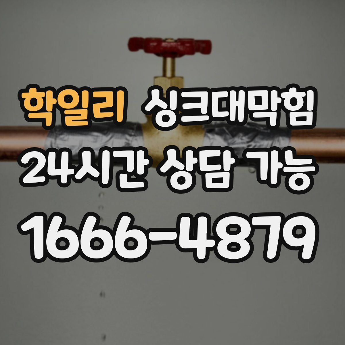학일리 싱크대막힘
