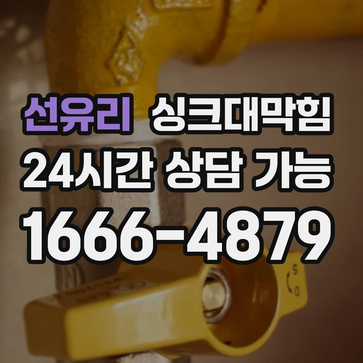 선유리 싱크대막힘