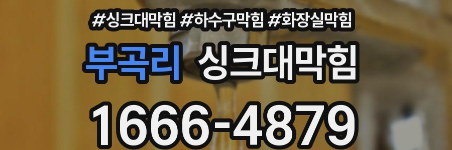 싱크대막힘
