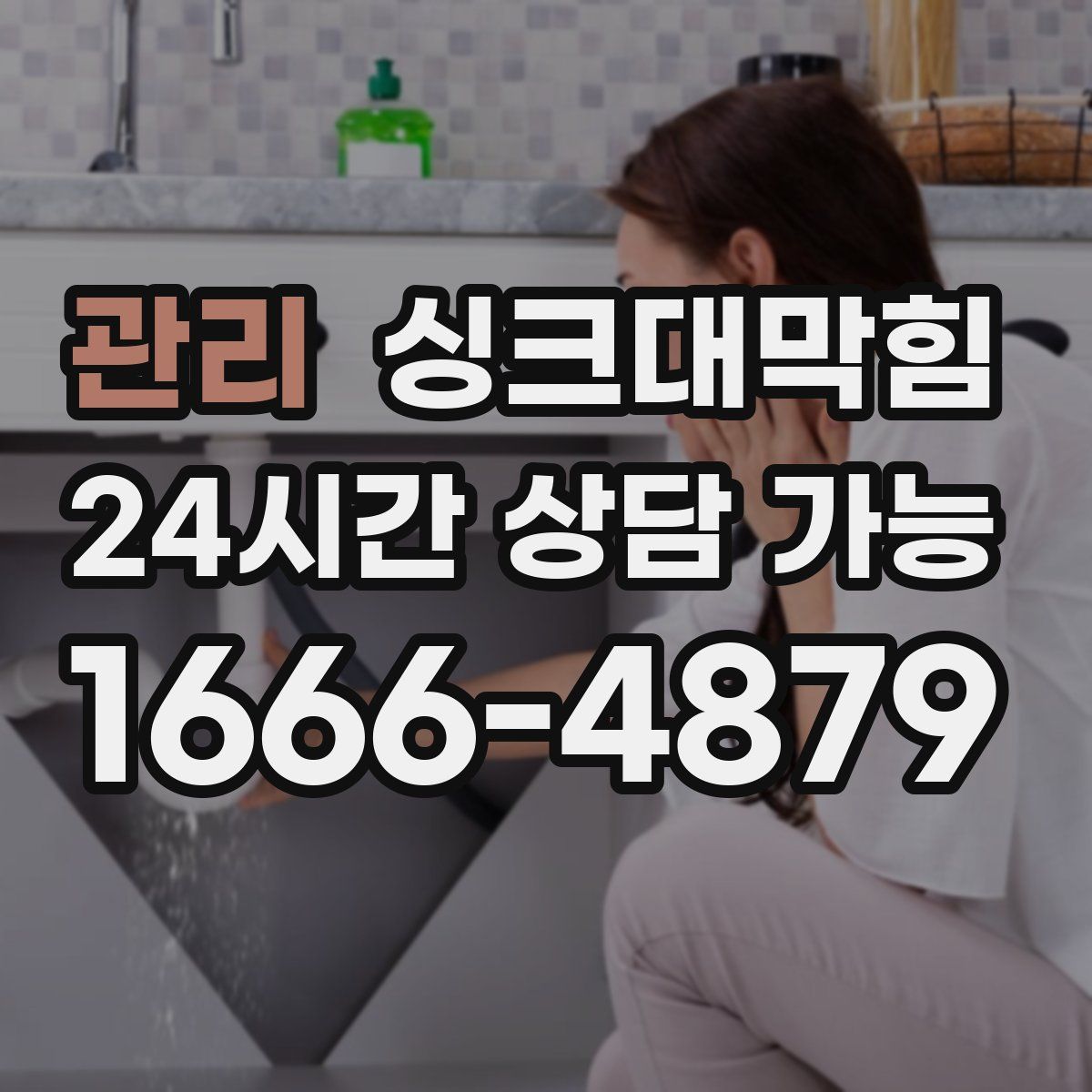 관리 싱크대막힘