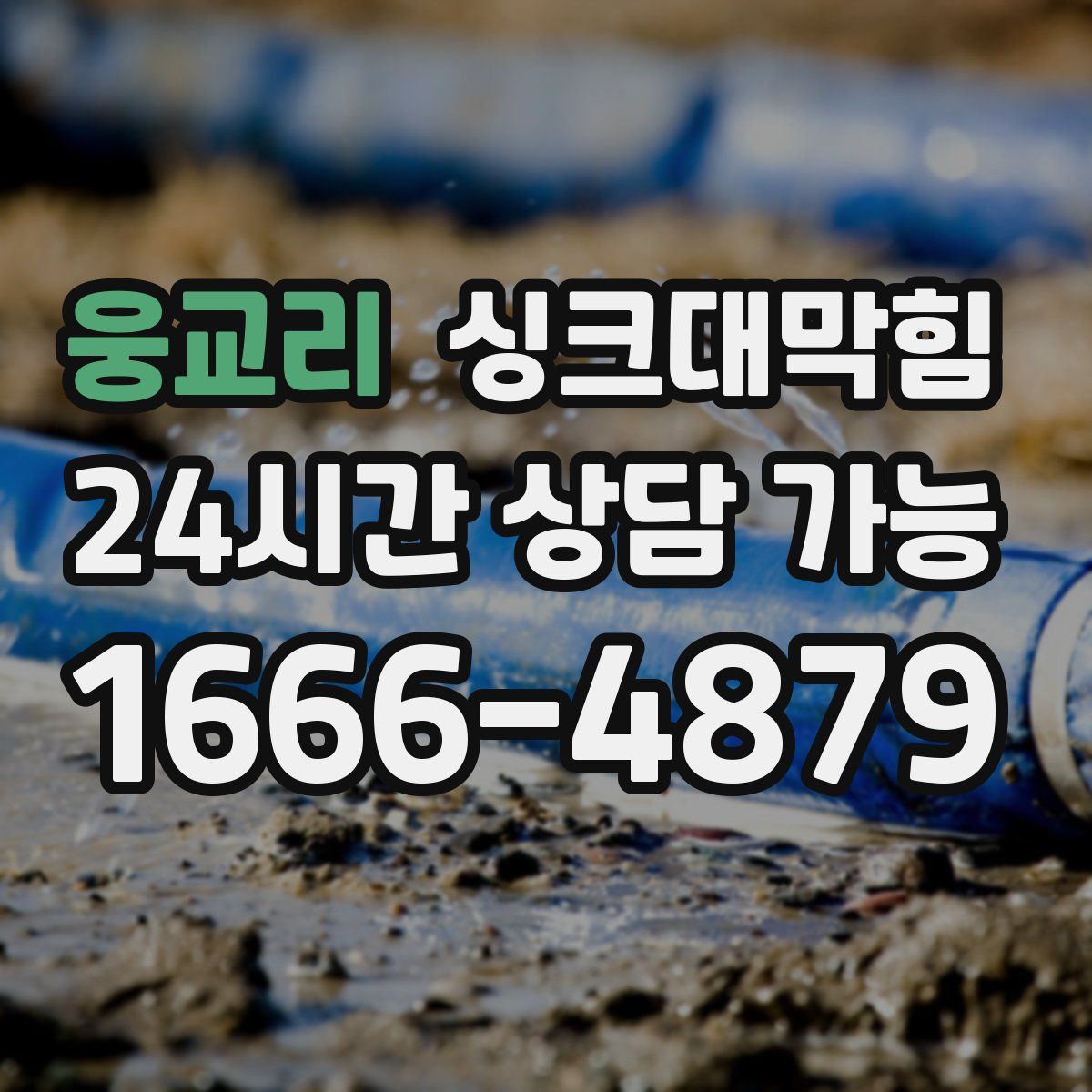 웅교리 싱크대막힘