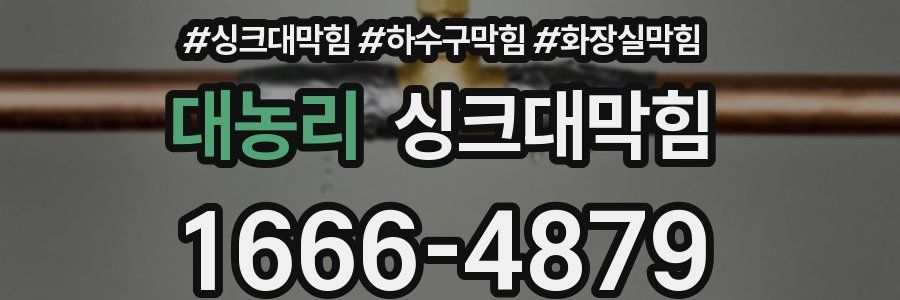 싱크대막힘