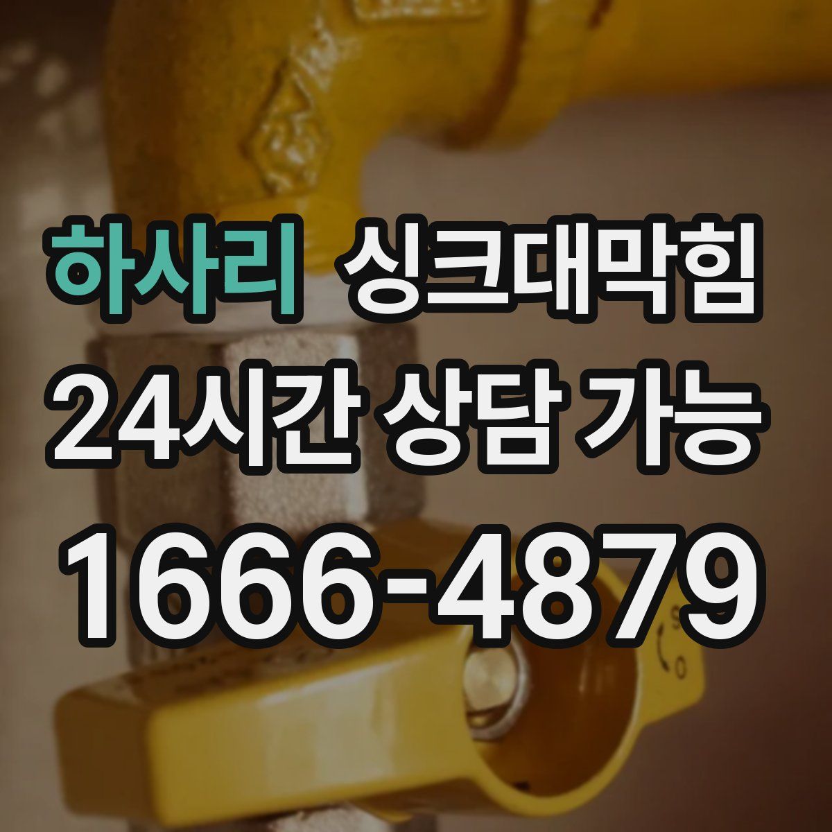 하사리 싱크대막힘