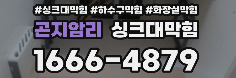 싱크대막힘