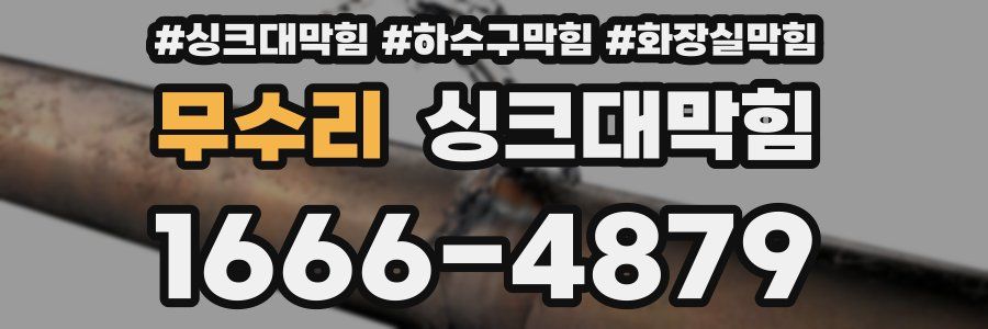 싱크대막힘
